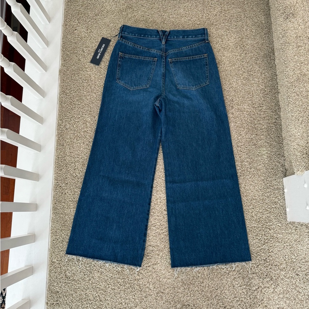 NWT Veronica Beard Taylor Wide Leg Jean Size 27 - Picture 3 of 4